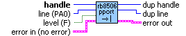 RB8506 PPORT Set Line Level